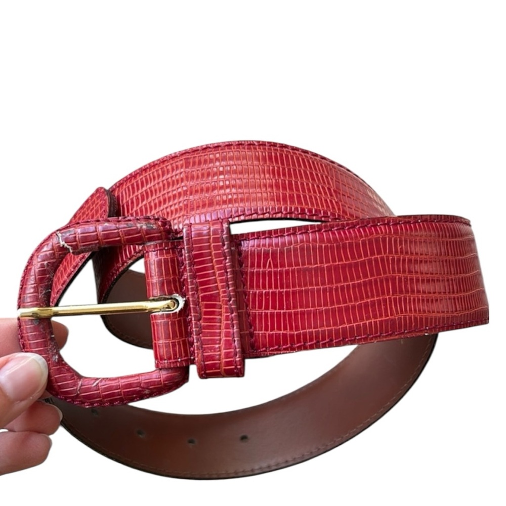 Francogiazzi Milano Leather Belt – Size 75/30 – Made in Italy